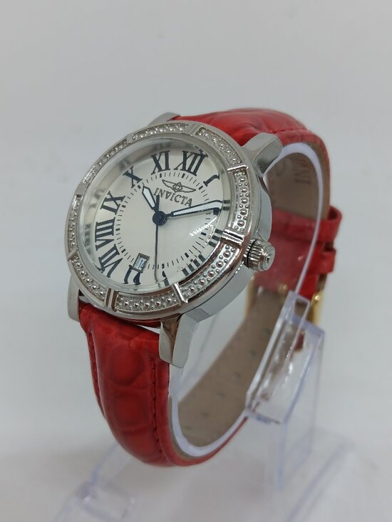 Invicta Wildflower 13967 Women\'s 33mm S/Steel Swiss Quartz Date Watch NEW BATT main image 4